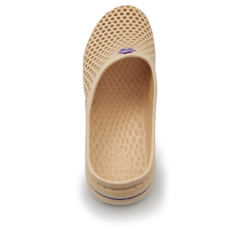 Amoji Garden Clogs Shower Sandals Yard Gardening Beach Water Plastic Rubber House Indoor YY161 Khaki 8 Women/7 Men - Image 4